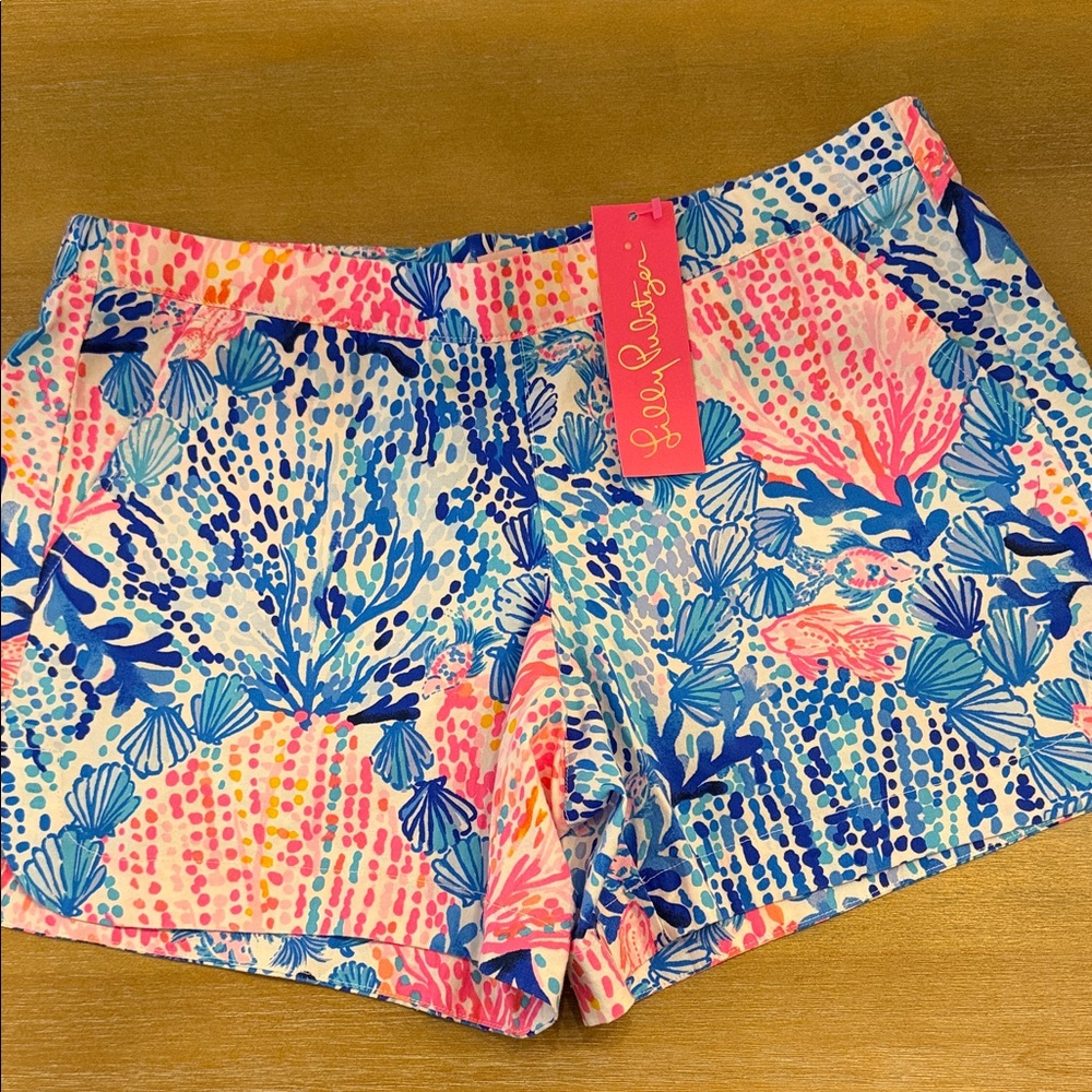 NWT! Lilly Pulitzer Ocean View Shorts